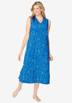 Long Sleeveless Sleepshirt