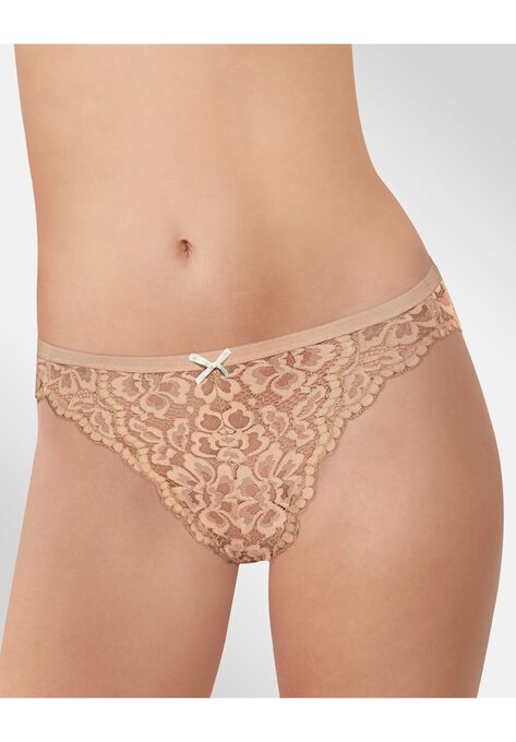 Sexy Must Haves Allover Lace Bikini, PARIS NUDE PEARL, hi-res image number null