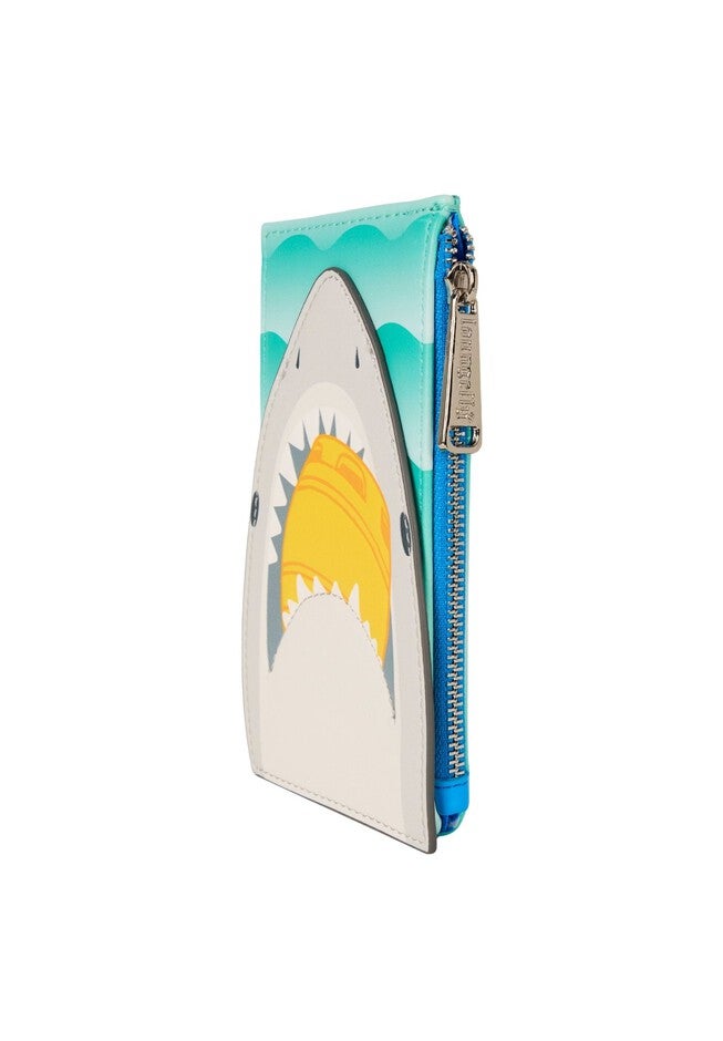 Loungefly x Universal Studios Jaws Card Holder Wallet, BLUE, alternate image number null