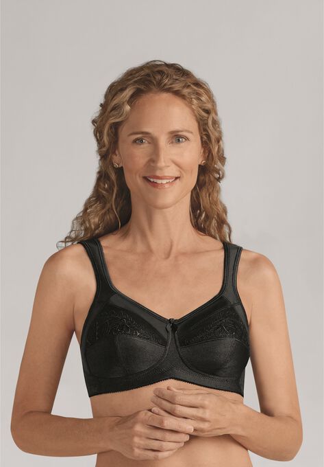 Amoena Isadora Wire Free Bra 2947, BLACK, hi-res image number null