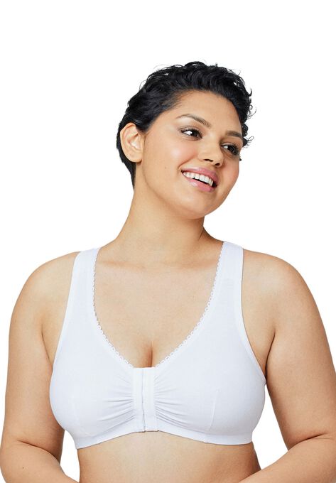 Complete Comfort Cotton T-Back, WHITE, hi-res image number null