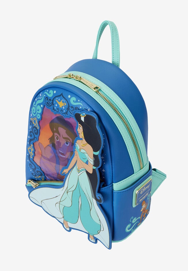 Loungefly X Disney Princess Jasmine Aladdin Lenticular Mini Backpack, , alternate image number null