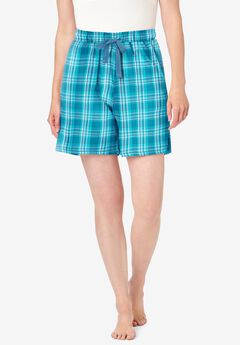 Flannel Pajama Short