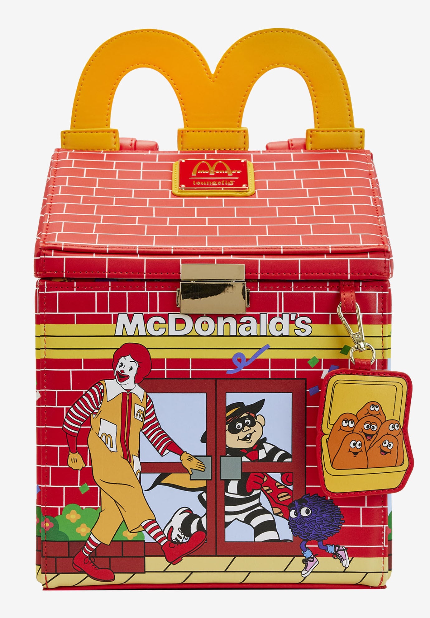 Loungefly X Mcdonald'S Happy Meal Mini Backpack Handbag, RED, hi-res image number 0