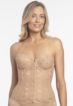 Dominique Francesca Lace Front Closure Strapless Bra