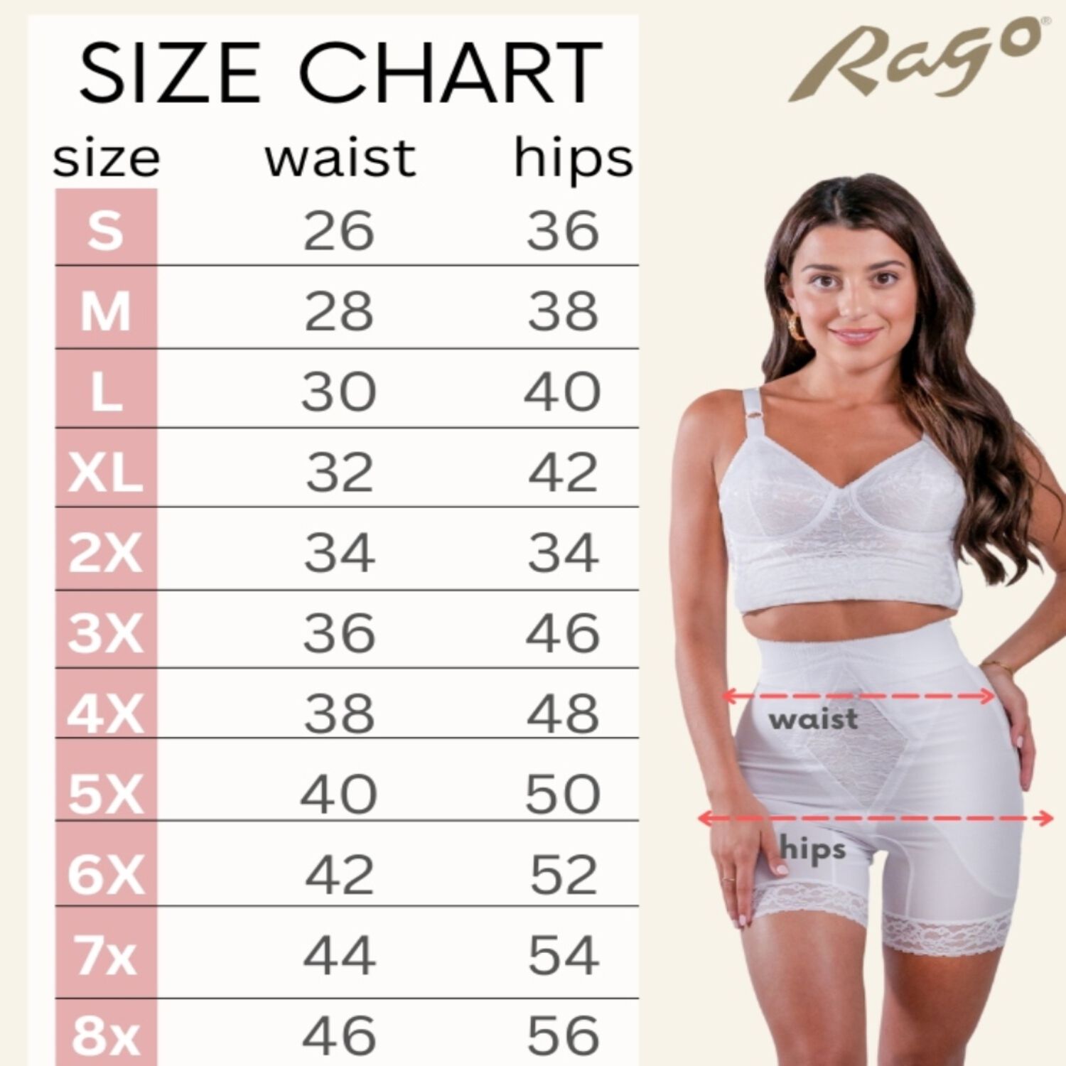 High Waist Long Leg Shaper 6206, WHITE, alternate image number 5