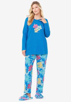 Long Sleeve Knit PJ Set