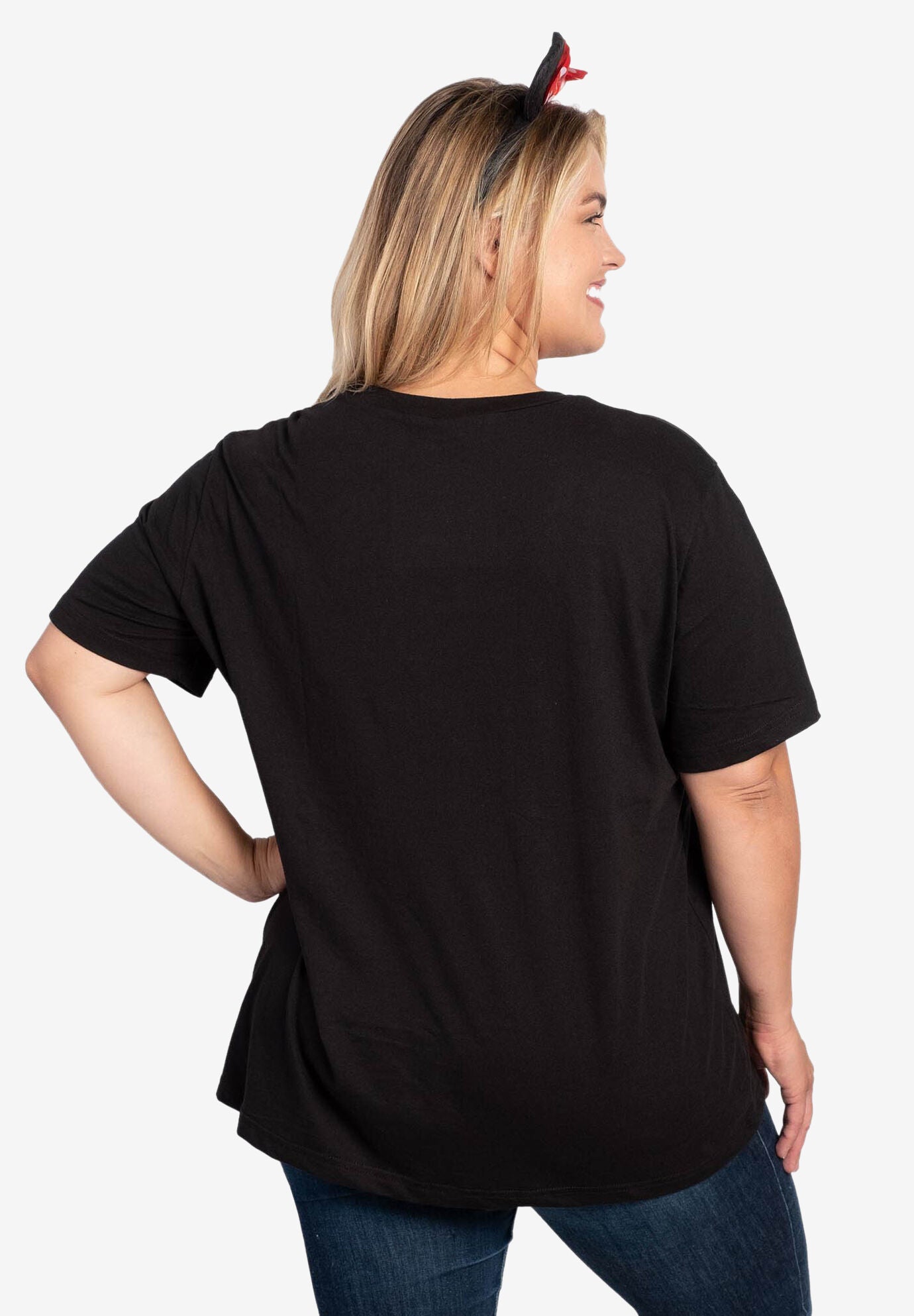 Minnie Mouse Costume T-Shirt & Ears w/Bow 2-Pcs Set, , on-hover image number 1