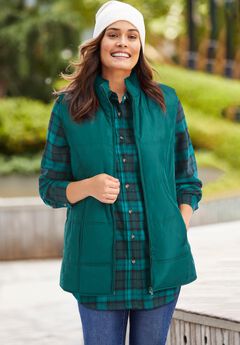 Plus Size Green Outerwear