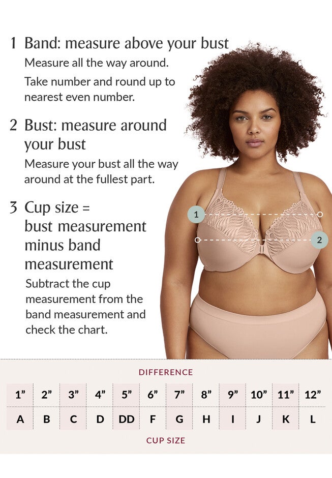 Full Figure Plus Size Magiclift Minimizer Bra Wirefree #1003 Bra