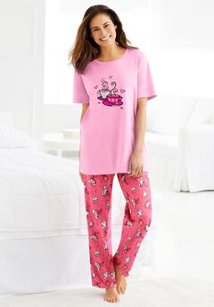 Graphic Tee PJ Set