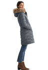 Faux Fur Trim Puffer, , alternate image number null