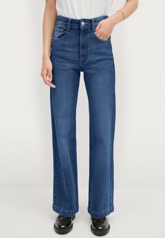 High-Rise Stretch Flare Leg Jeans