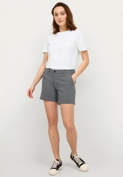 Stretch Chino Mid-rise Shorts
