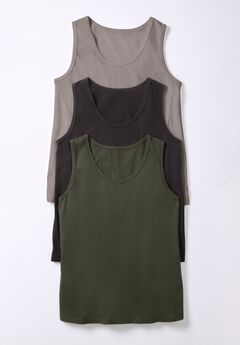 Plus Size Scoop Neck Tank Tops