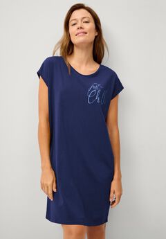 Cap Sleeve Sleep Shirt