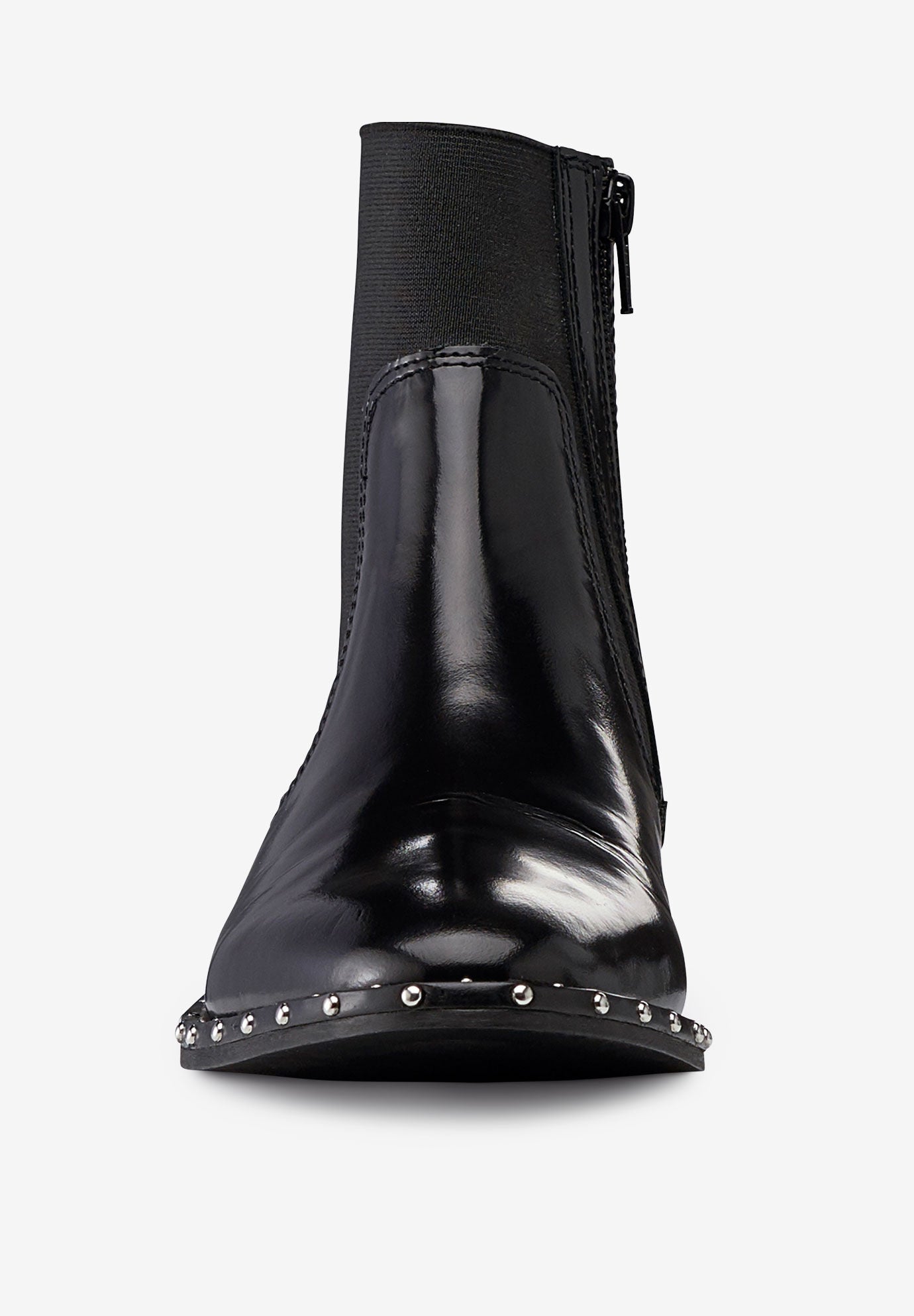 Patent Leather Studded Bootie, , alternate image number 2