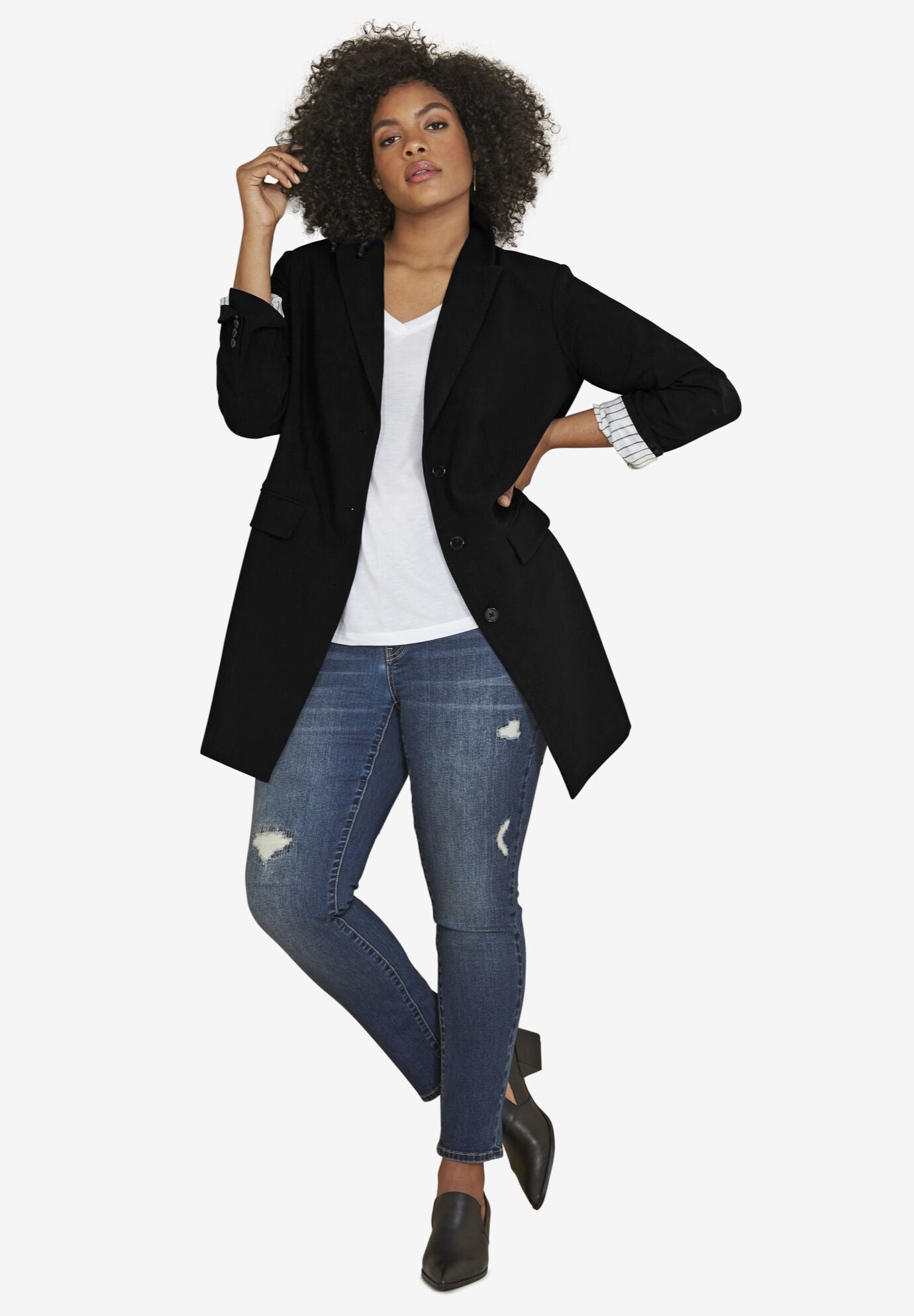 Long Boyfriend Blazer