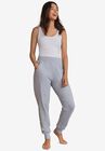 Knit Jogger Sleep Pants, HEATHER GREY, hi-res image number null