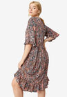 Ruffled Empire Dress, , on-hover image number null