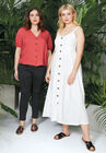 Button-Front A-Line Dress, , alternate image number null
