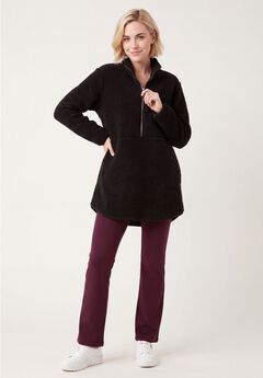 A-Line Half-Zip Sherpa Jacket