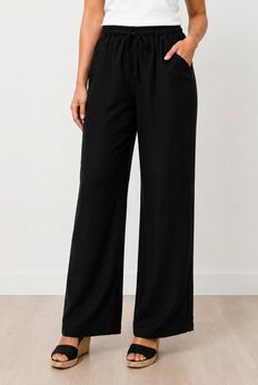 Plus Size Solid Color Dress Pants