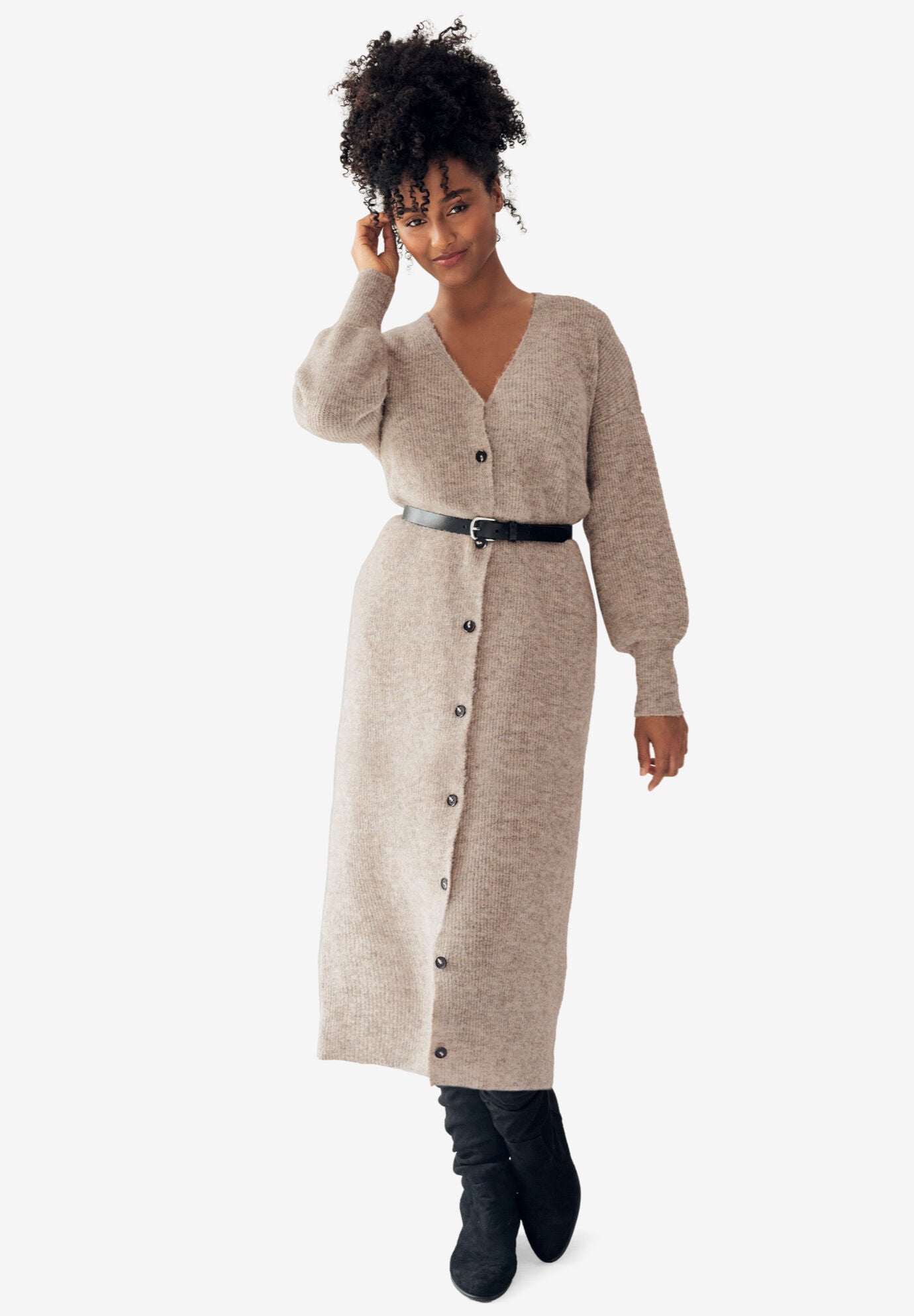 Ankle length duster cardigan shop