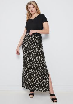 Womens Plus Size Long Skirts