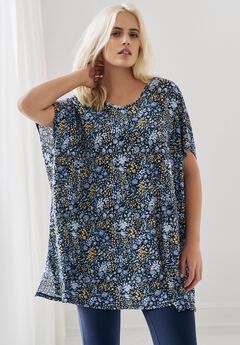 Plus Size V Neck Tunics