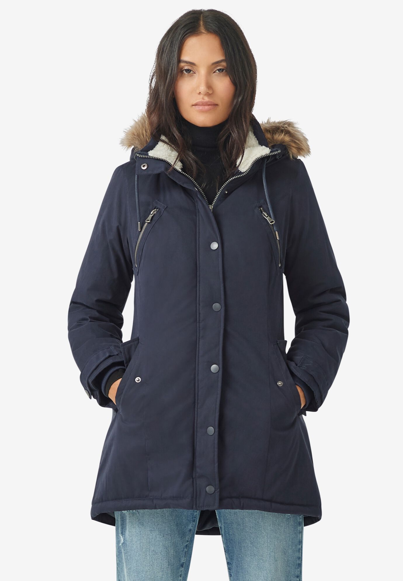 Modern A line Parka