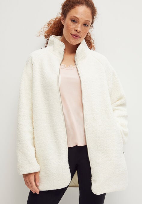 Sherpa Zip-Front Jacket, , alternate image number null