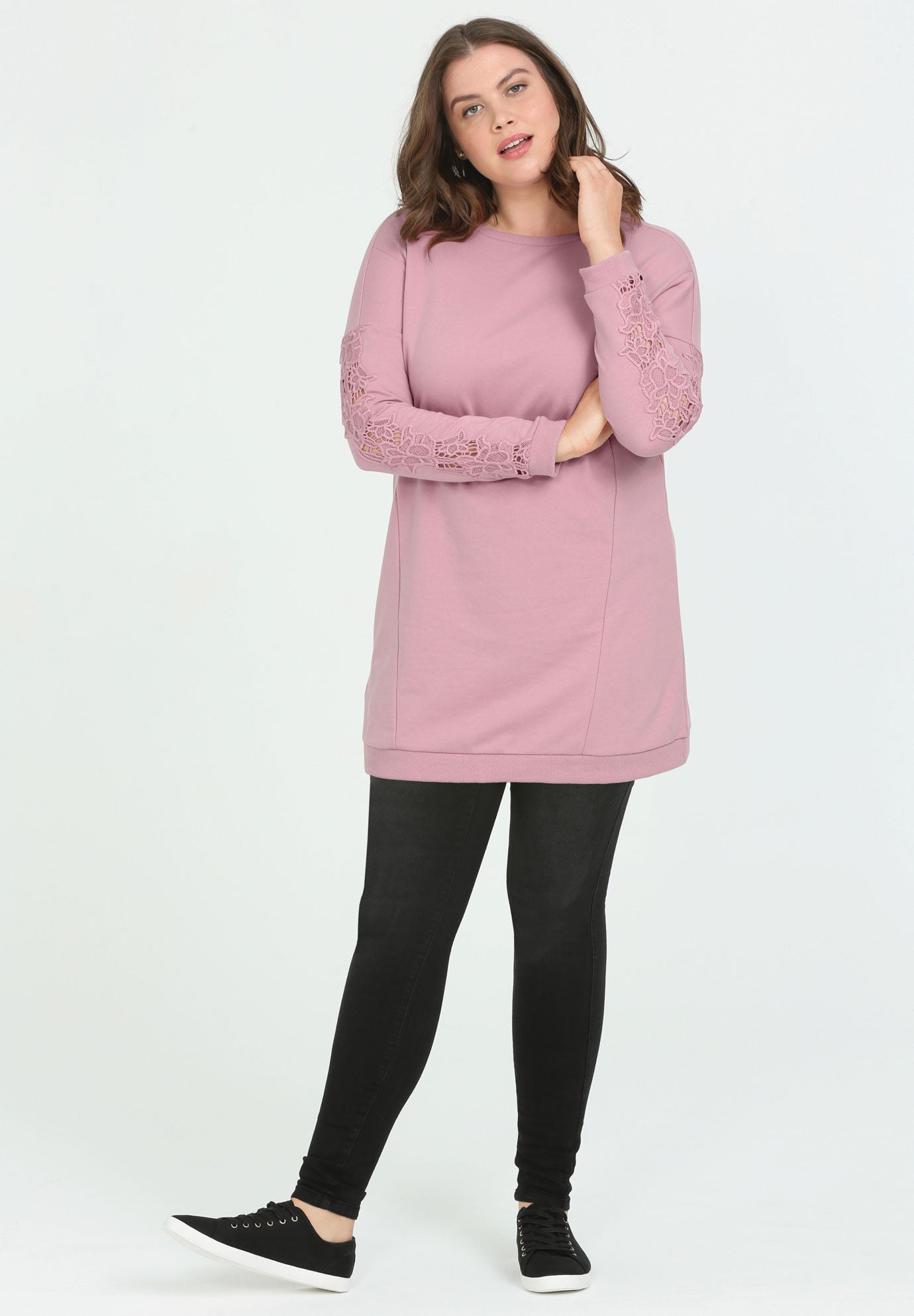 Plus size hotsell sweatshirt tunic
