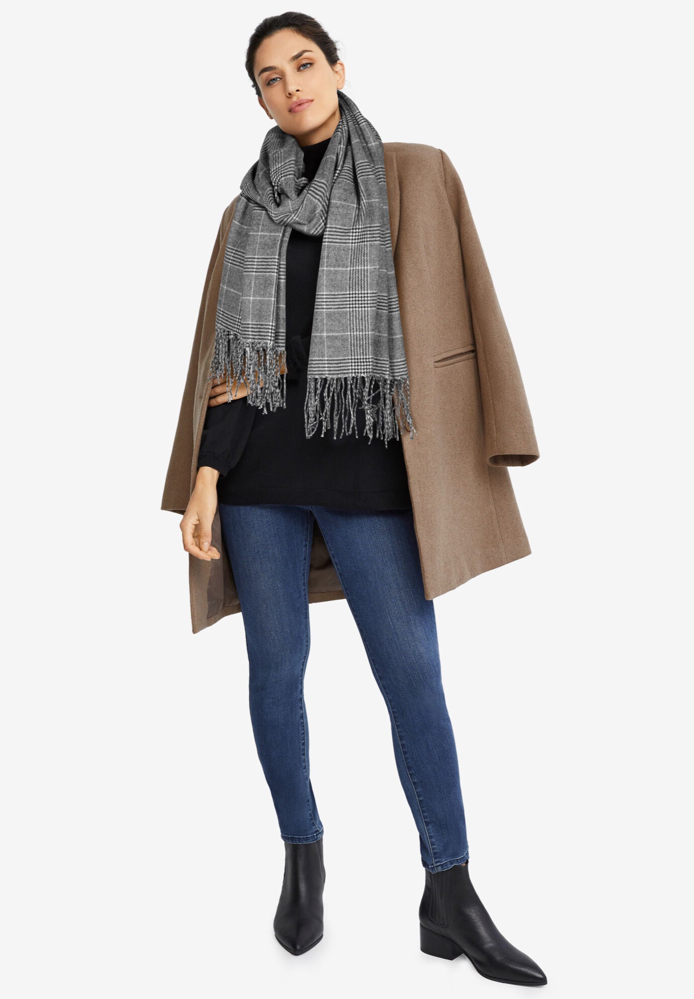 Classic wool blend coat sale