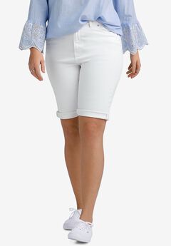 Plus Size Stretch Bermuda Shorts