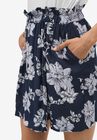 Pull-On Paperbag Waist Skort, , alternate image number null