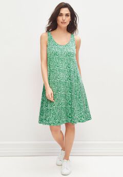 Crossover Back Tank Dress