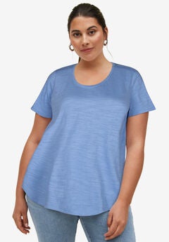 Scoop Neck Short Sleeve Tee
