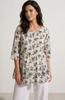 Plus Size Flowy Tunic Tops