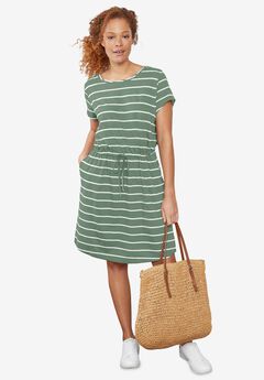Knit Drawstring Dress