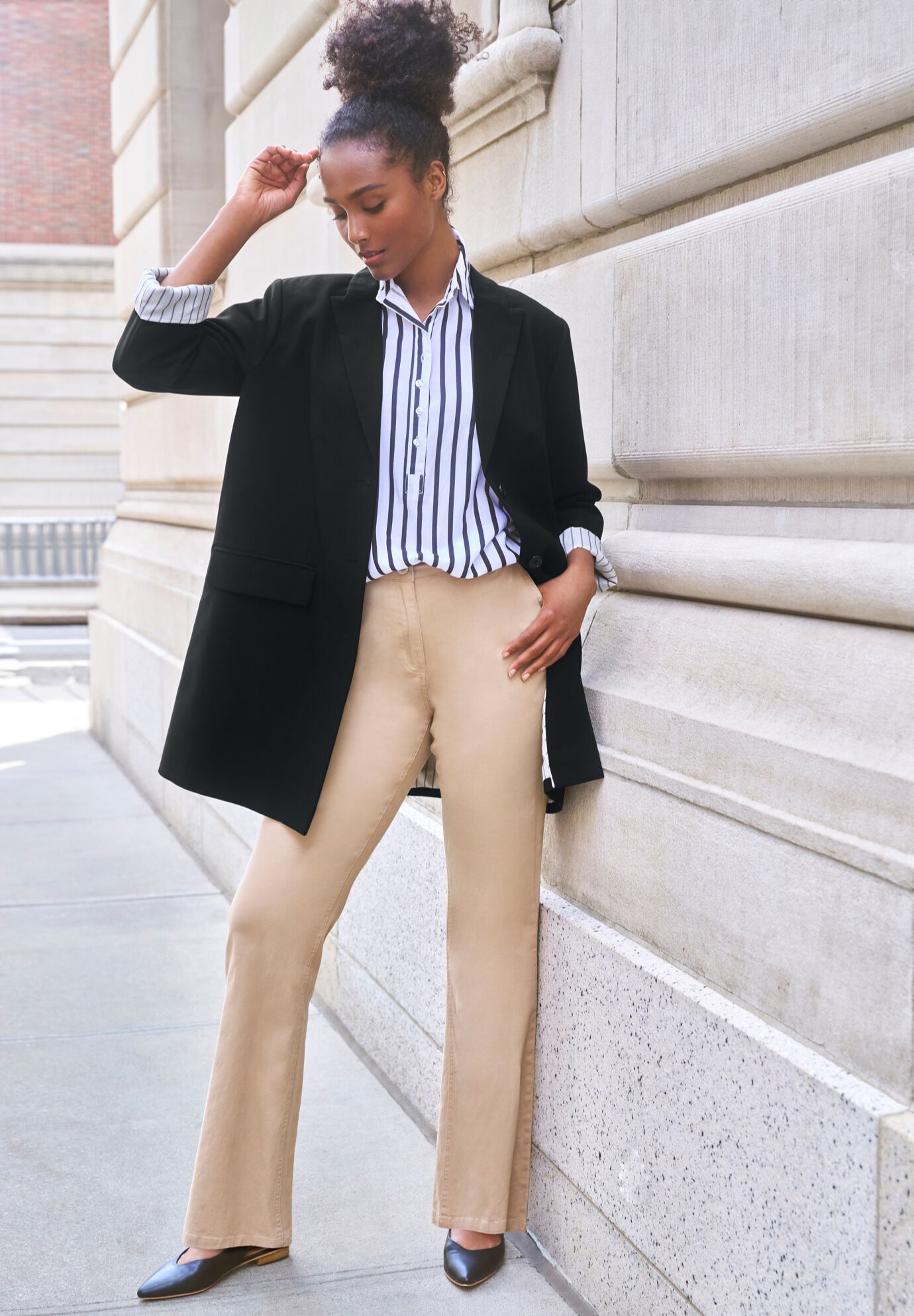 Women's long boyfriend blazer online