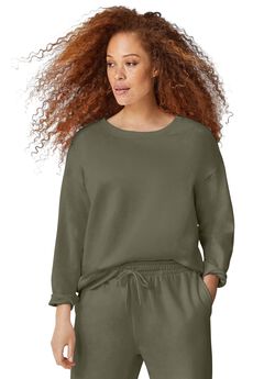 Boxy Fleece Sweatshirt