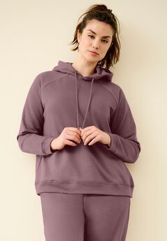 Hooded Fleece Boxy Sweatshirt