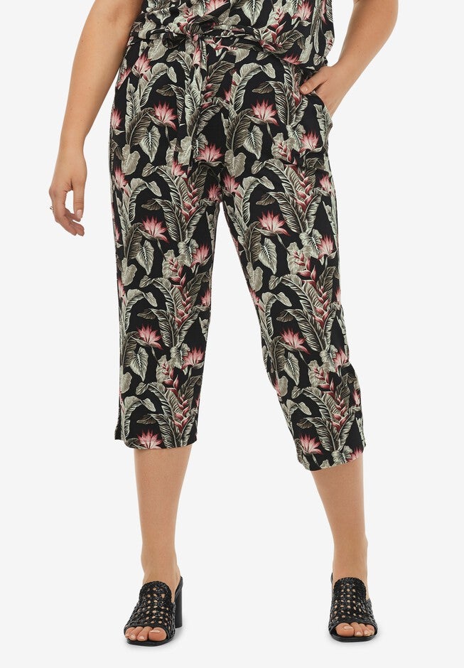 Tie-Front Capri, , alternate image number null
