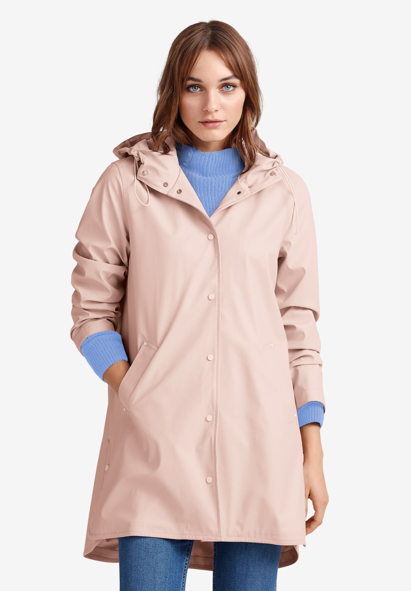 Snap Front Raincoat Catherines