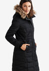 Faux Fur Trim Puffer, , alternate image number null