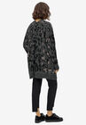 Animal Print Jacquard Cardigan, , on-hover image number null
