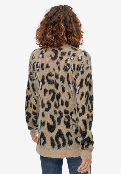 Leopard Print Sweater, , on-hover image number null