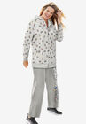 Disney Fleece Zip Hoodie, HEATHER GREY MICKEY FRIENDS, hi-res image number null