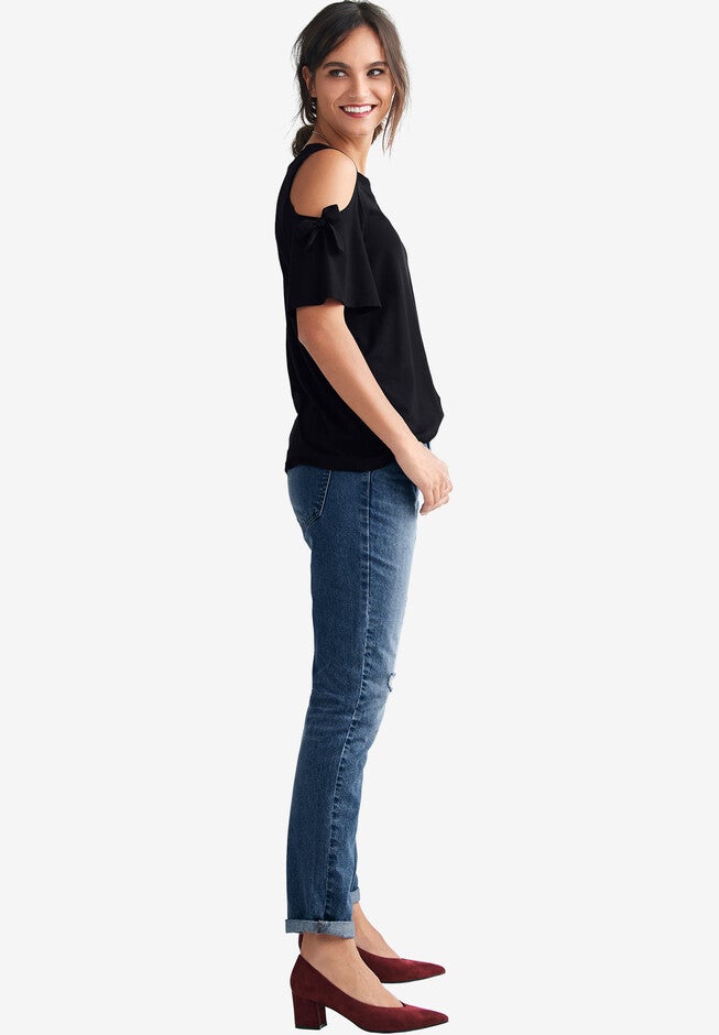 Cold-Shoulder Top, , alternate image number 3